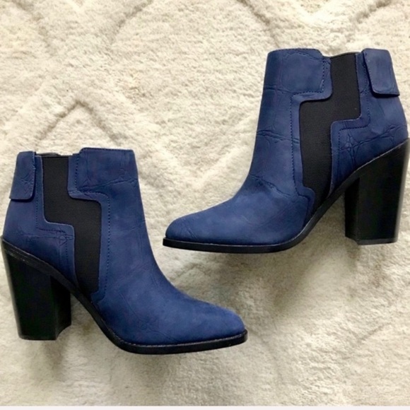 L.A.M.B. Shoes - L.a.m.b Mojo Bootie in Intense Blue
